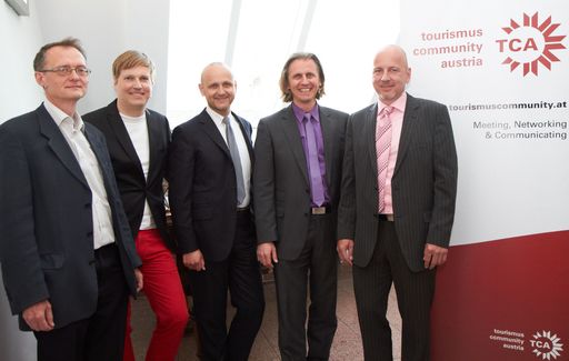 Vorschau Bild von Unter dem Titel "Beyond Booking - Vernetzte Produkte sind mehr wert" suchte die Tourismus Community Austria (TCA) am Mittwoch, 2. Mai 2012, im Haus der Musik nach Synergien und Potenzialen, um den österreichischen Tourismus mitsamt seinen Regionen, Marken und Produkten zu stärken.