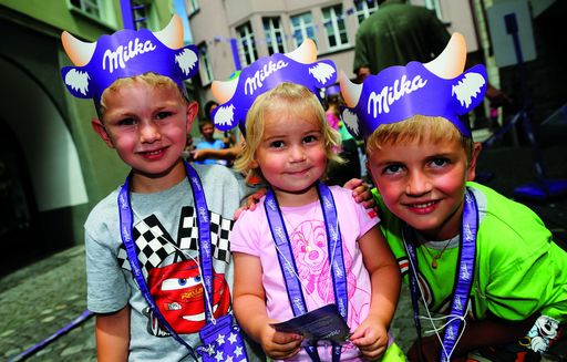 Kids beim Schokofest