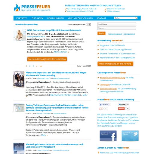  Screenshot Pressefeuer