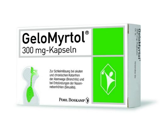 Für die Reiseapotheke ideal sind GeloMyrtol 300 mg-Kapseln, weil sie in den oberen und unteren Atemwegen gleichzeitig wirken.