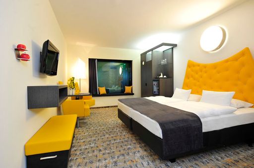  Musterzimmer im Hotel ARCOTEL Onyx, Reeperbahn 1 A, 20359 Hamburg.
