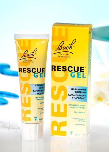 Vorschau Bild von Die Rezeptur des Rescue(R) Gels verwendet die bekannte Bach-Blüten Mischung Rescue(R), zusätzlich die Bach-Blüte Crab Apple (Holzapfel) und verbindet diese mit einem angenehm kühlenden Effekt.