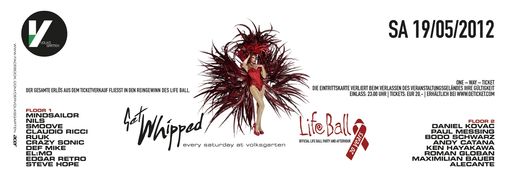 Die offizielle Lifeball Afterparty & Afterhour Flyer Rückseite