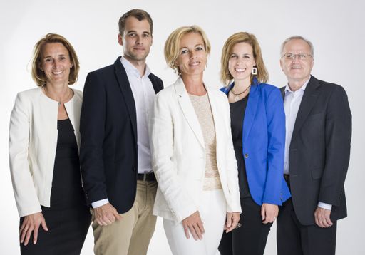  Im Bild von links nach rechts: Mag. Nicole Polzer, Thomas Prinz, Barbara Plankenauer, Mag. Elisabeth Prinz, Albert Edler