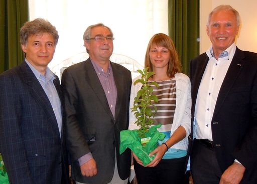 Im Bild v.l.n.r.: Senad Novalin, Rudolf Prager, Katrin Mildner, FranzReisenberger