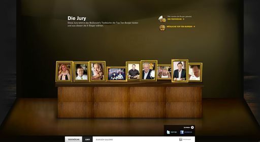 Finale bei "Mein Burger" 2012: Heimische Prominenz versammelt sich in Kürze zur Burger-Wahl bei McDonald's Österreich.