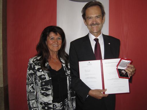  Mario Wallner, Vorsitzender der Schiedel AG, erhält das Große Ehrenzeichen der Republik Österreich