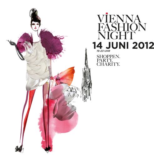  Vienna Fashion Night Illustration von Blagovesta Bakardjieva mag. art.