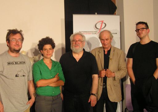 Vorschau Bild von BILD zu OTS - Die Diskutanten v.l.n.r.: Rainer Krispel, Lisa Boylos, Fred Turnheim, Roland Girtler und Martin Gantner