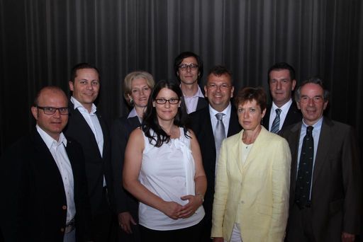 v.l.: Gerhard Stübe (Festspielhaus Bregenz), Markus Aulenbach (nextstep congress solutions), Maria Danklmaier (Austropa Interconvention), Petra Bauer-Zwinz (Geschäftsführung ACB), Stefan Walter (Mondial Congress & Events), Thomas Ziegler (Design Center Linz), Renate Dobler-Jerabek (Reed Messe Wien), Hermann Krammer (Hotel de France), Christian Mutschlechner (Vienna Convention Bureau)