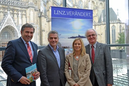 Einen Zuwachs von 8,2% (27.784 Nächtigungen) konnte Linz im ersten Halbjahr 2012 im Vergleich zum Vorjahr verzeichnen