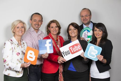 Von links nach rechts: Gerlinde Schernthaner, Christian Eibl, Daniela Laimer, Mag. a (FH) Patricia Lutz, Mag. Dietmar Schöndorfer, Mag. a  Gisela Gracher