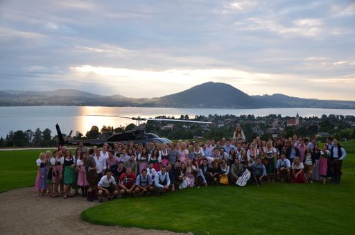  Gäste aus 12 Nationen und rund 30 internationale Universitäten (von Harvard bis St. Andrews, St. Gallen oder MIT) waren beim Party & Golf vom 20. bis 22. Juli am Attersee vertreten.