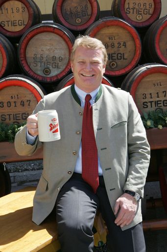  Stiegl-Chef Dr. Heinrich Dieter Kiener führt Österreichs größte Privatbrauerei seit vielen Jahren sehr erfolgreich.