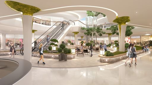 Das Architekturkonzept hinter der neuen Shopping
City Süd ist innovativ, grün und organisch.