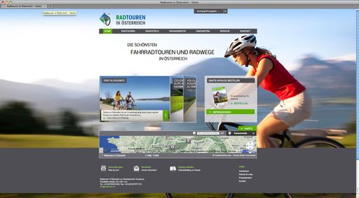  Die 14 schönsten Radrouten zwischen dem
hochalpinen Westen und dem pannonischen Osten auf www.radtouren.at