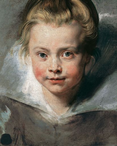  Peter Paul Rubens (flämisch; Siegen 1577-1640
Antwerpen).Porträt der Clara Serena Rubens.um 1616.Leinwand auf
Holz.37.3 x 26.9 cm.GE105..Portrait of Clara Serena Rubens
(1611-1623).Ritratto di Clara Serena Rubens (1611-1623).Retrato de
Clara Serena Rubens (1611-1623).