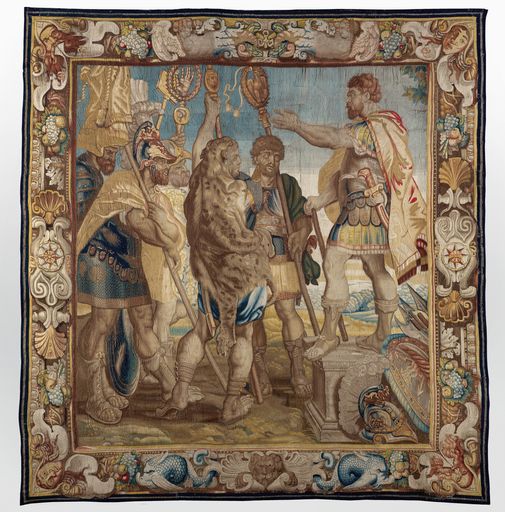  Rubens-Tapisserie "Decius Mus deutet seinen
Offizieren den Traum"