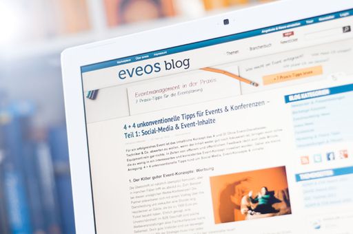 Vorschau Bild von Der Fachblog für Eventmarketing eveosblog.de
berichtet aus und für die Eventbranche, begleitet branchenrelevante
Events als Online- und Social-Media Partner und gibt praktische
Tipps rund um die Planung und Umsetzung von Marketing-Events.