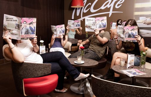 Das Biber im McDonalds, Wien 22.08.2012 Foto:
Michele Pauty