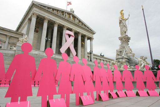http://www.apa-fotoservice.at/galerie/3420/ Seit 20
Jahren macht die Pink Ribbon Aktion der Österreichischen Krebshilfe
auf Brustkrebsvorsorge und -früherkennung aufmerksam. Am 27.
September 2012 wurde mit einer Festveranstaltung im Hohen Haus
dieses Jubiläum gewürdigt.