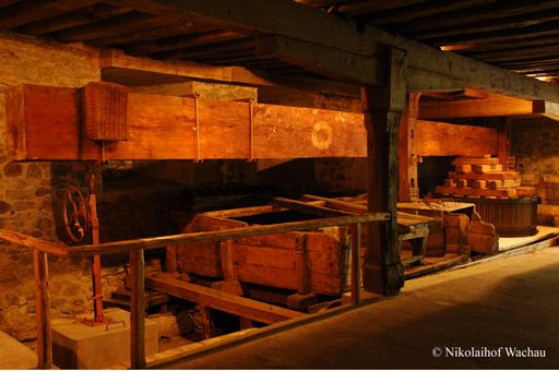 Vorschau Bild von 350 Jahre alte Baumpresse mit einer Länge von über
12 Metern