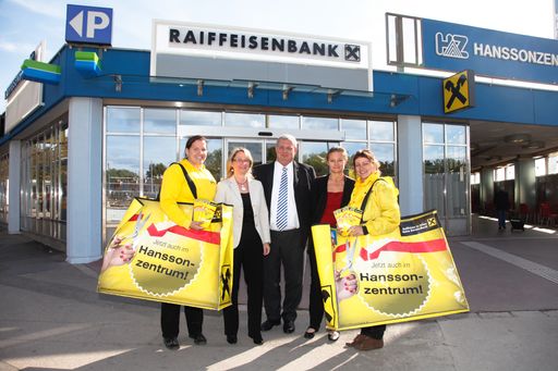 Freude über neue Raiffeisen Filiale in Favoriten