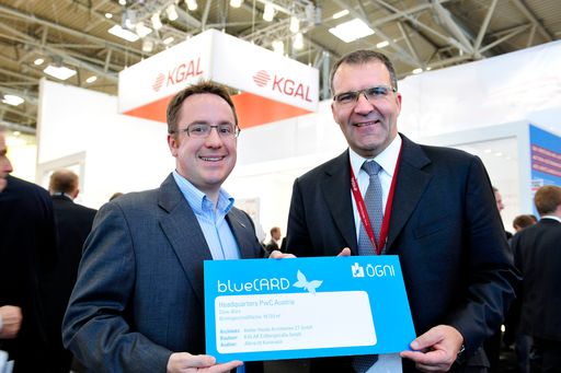  Philipp Kaufmann (ÖGNI-Gründungspräsident) und
Stefan Ziegler (Mitglied der Geschäftsführung der KGAL und zuständig
für den Bereich Immobilien)