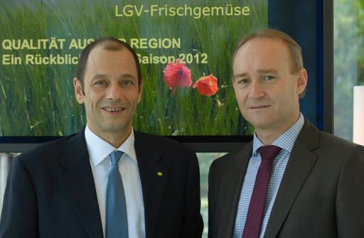 LGV-Vorstand Mag. Gerald König (li), KDir. Ing.
Robert Fitzthum (re).