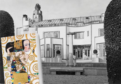 Palais Stoclet, Brüssel und Cover Katalog Tobias G.
Natter (Hg.), Gustav Klimt. Sämtliche Gemälde, Taschen