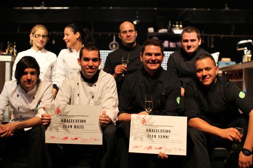 Vorschau Bild von links Team Hiltl_rechts Team yamm!