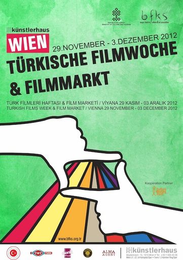  Die Türkische Filmwoche wird mit Mitteln des Büyülü
Fener Kunst-und Kulturvereins, des Ministeriums für Kultur und
Tourismus der Republik Türkei, mit Unterstützung des Türkischen
Auswärtigen Amts, TRT Türk, Denk Sinema und dem Kooperationspartner
Culture Meeting Point ausgerichtet.
