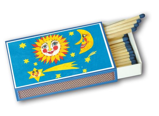 Ein Motiv aus 25 Jahre SIRIUS-Zündholzaktion für
"Licht ins Dunkel"