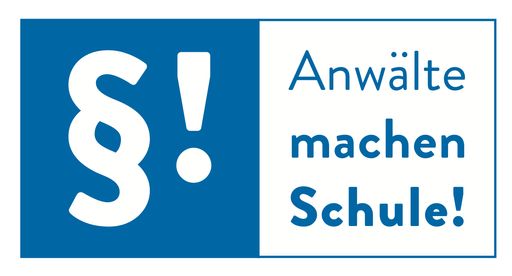  Logo "Anwälte machen Schule"