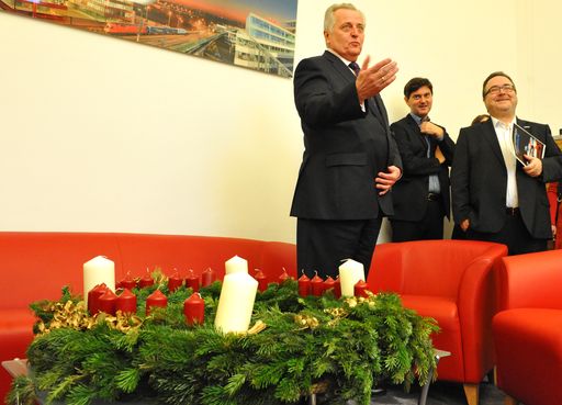 Sozialminister Rudolf Hundstorfer, Diakonie
Direktor Michael Chalupka