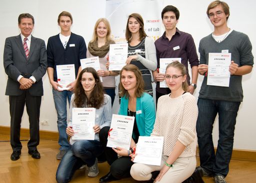 Wissenschafts- und Forschungsminister Karlheinz
Töchterle bei GEN-AU SummerSchool Abschlussfeier