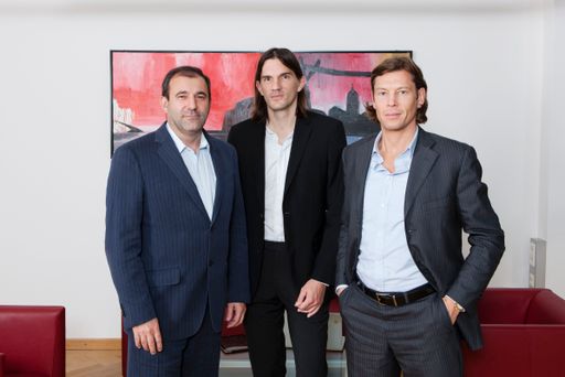 Am Bild (v.l.n.r.): Boris Nemsic (designierter
I-NEW-Aufsichtsrat), Peter Nussbaumer (CEO & Mitgründer von I-NEW),
Thomas Polak (Vorsitzender des Aufsichtsrats, Großaktionär der
I-NEW).