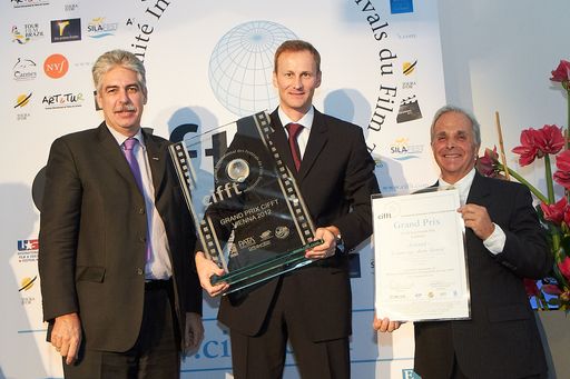 Martin Bachofner, Direktor Gstaad Tourismus,
erhält den CIFFT-Preis