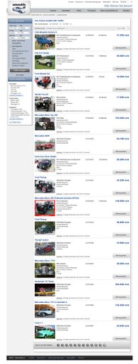  Große Fotos in der Börse erleichtern das Finden des
individuellen Traumautos: Vom wertvollen Oldtimern über
Gebrauchtwagen von Privatpersonen bis zu günstigen
Jahreswagen-Schnäppchen von über 500 Händler-Betrieben ist für jeden
das Richtige dabei!