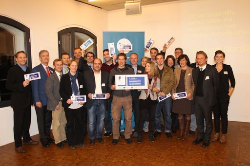 ITG - Gruppenfoto mit den geförderten Unternehmen