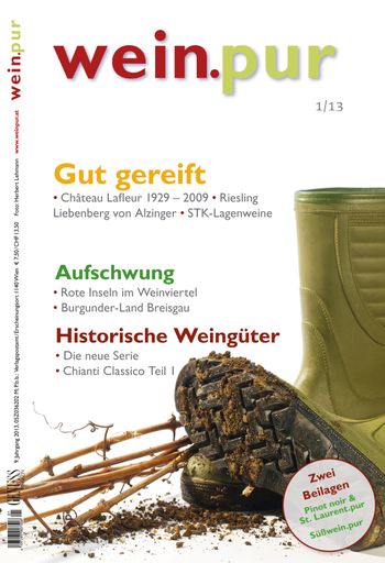 wein.pur 1/2013 ist da! - Süßweine, historische
Weingüter und Weinbars in Stockholm