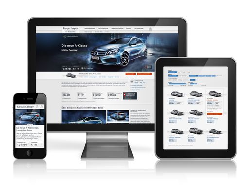 Neu, innovativ und stylisch: die neue www.pappas.at