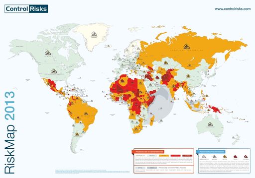 RiskMap 2013: Geschwächtes Europa verursacht eine
neue Dimension politischer Risiken für Unternehmen