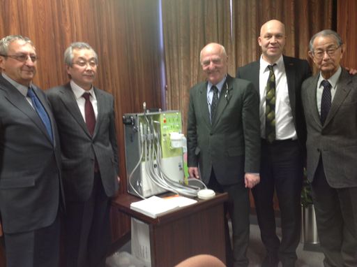 Giampiero Alhadeff, Josef Weidenholzer, Erich
Fenninger, Yoshihito Honda (Chairman Sunstar Foundation).