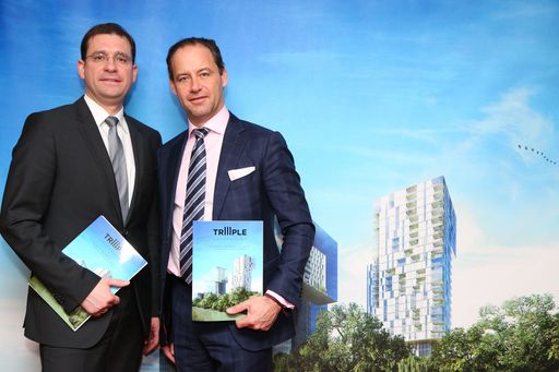  http://www.apa-fotoservice.at/galerie/3778 Im Bild
vlnr.: DI Hans-Peter Weiss (Geschäftsführer ARE Development), Mag.
Erwin Soravia (Vorstand Soravia Group)