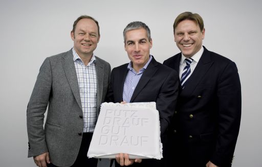  Im Bild v.l.n.r.: Walter Pacher (Stv. Vorsitzender
ARGE Putzmarketing), Georg Bursik (Vorsitzender ARGE Putzmarketing),
Michael Beier (Stv. Vorsitzender ARGE Putzmarketing)
