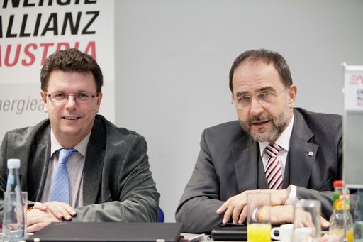Geschäftsführer EnergieAllianz Austria: Christian
Wojta und Werner Perz.