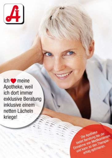 Vorschau Bild von Sujet der Kampagne "Ich liebe meine Apotheke, weil
...", Agentur phase5