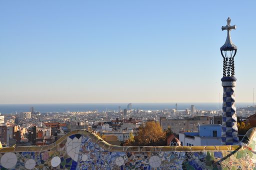 Vorschau Bild von Blick vom Park Güell auf Barcelona.