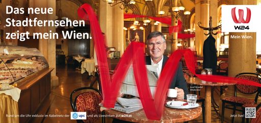 Vorschau Bild von Sujet mit Josef Broukal im Wiener Café Central.